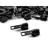 Cursor fermoar injectat, 5 mm (pachet 10 buc.) - Negru