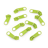 Cursor fermoar spiralat, 5 mm (pachet 10 buc.) - Verde lime