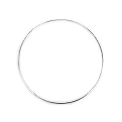 Cerc metalic pentru dreamcatchere, Ø30 cm - nickel