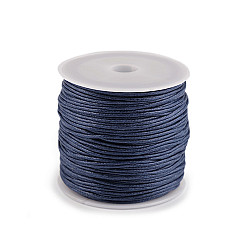 Șnur din bumbac cerat, Ø 0.8 mm (rola 25 m) - bleumarin