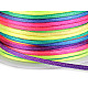 Șnur satinat, Ø2 mm (rola 30 m) - multicolor Șnur satinat, Ø2 mm (rola 30 m) - multicolor