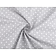 Material bumbac, imprimeu cu buline - gri deschis Material bumbac, imprimeu cu buline - gri deschis