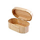 Cutie ovala din lemn - 8.5 x 15 x 6.5 cm Cutie ovala din lemn - 8.5 x 15 x 6.5 cm