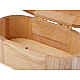 Cutie ovala din lemn - 8.5 x 15 x 6.5 cm Cutie ovala din lemn - 8.5 x 15 x 6.5 cm