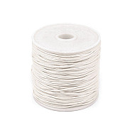 Șnur din bumbac cerat, Ø1 mm (rola cca. 20-30 m) - alb