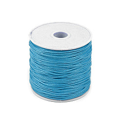 Șnur din bumbac cerat, Ø1 mm (rola cca. 20-30 m) - albastru