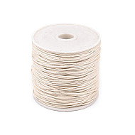 Șnur din bumbac cerat, Ø1 mm (rola cca. 20-30 m) - bej pal