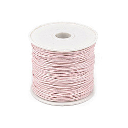 Șnur din bumbac cerat, Ø1 mm (rola cca. 20-30 m) - roz foarte deschis