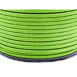 Șnur poliester PES, Ø2 mm (rola 50 m) - verde neon