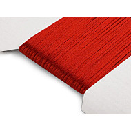 Șnur satinat, Ø1 mm (card 25 m) - roșu