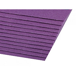 Coli fetru, 20x30 cm, 300 g / m², 2 bucati - mov deschis