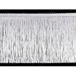 Franjuri lucioase, 15.5 cm x 1 m - alb