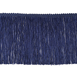 Franjuri lucioase, 15.5 cm x 1 m - albastru închis
