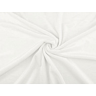 Micropluș / Soft Fleece Minky, la metru - alb