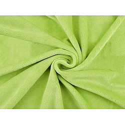 Micropluș / Soft Fleece Minky, la metru - verde lime