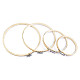 Set gherghefuri / rame din bambus pentru brodat, 12; 15; 20,3; 22,5 cm