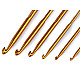 Set croșete cu două capete Nr. 1-8, arămiu deschis Set croșete cu două capete Nr. 1-8, arămiu deschis