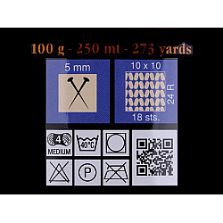 Fir de tricotat Everyday, 100 g - roz pudrat