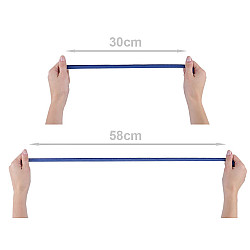Elastic cu paspoal, lățime 11 mm (card 25 m) - albastru cobalt