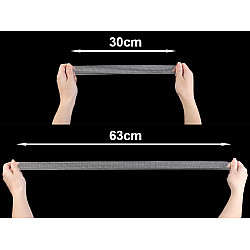 Bandă elastică pentru confecții, lățime 24 mm (pachet 5 m) - alb