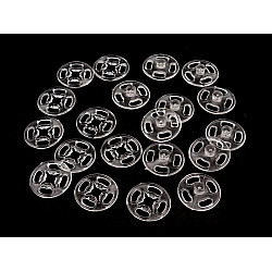 Capse de cusut din plastic, Ø13 mm, transparent, 10 perechi