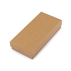 Cutie cadou / bijuterii, 7x14 cm (1 Buc.) - maro natural