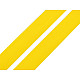 Elastic bias mat, lățime 20 mm (card 20 m) - galben Elastic bias mat, lățime 20 mm (card 20 m) - galben