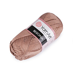 Fir de tricotat Begonia, 50 g - maro gazelle