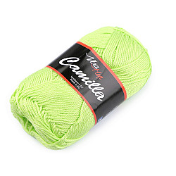Fir de tricotat Camilla, 50 g - verde deschis