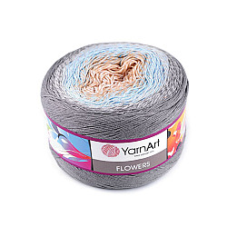 Fir de tricotat Flowers, 250 g, bej