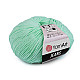 Fir de tricotat Gina / Jeans, 50 g - verde mentă Fir de tricotat Gina / Jeans, 50 g - verde mentă