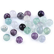 Mărgele din pietre naturale Fluorit, Ø8 mm (pachet 8 Buc.)