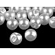 Perle de cusut / nasturi, Ø10 mm, alb sidefat, 20 buc. Perle de cusut / nasturi, Ø10 mm, alb sidefat, 20 buc.