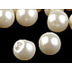 Perle de cusut / nasturi, Ø14 mm, crem sidefat, 10 buc. Perle de cusut / nasturi, Ø14 mm, crem sidefat, 10 buc.
