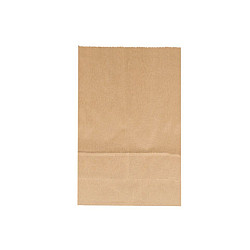Pungi hârtie 12 x 21 x 7 cm (pachet 50 Buc.) - maro natural