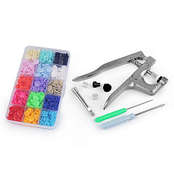 Set cleste si capse plastic