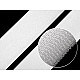 Bandă arici autoadezivă la metru, complet (puf + scai), 50 mm, White Bandă arici autoadezivă la metru, complet (puf + scai), 50 mm, Alb