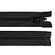 Fermoar injectat reversibil, lungime 50 cm, negru Fermoar injectat reversibil, lungime 50 cm, negru