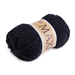 Fir de tricotat Jumbo Maxi, 100 g - albastru închis