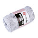 Fir de tricotat / croșetat Macrame Cord, 250 g - gri foarte deschis Fir de tricotat / croșetat Macrame Cord, 250 g - gri foarte deschis