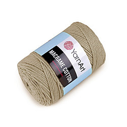 Fir de tricotat / croșetat Macrame Cotton, 250 g - verde pal