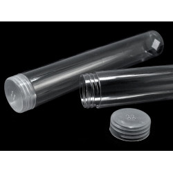 Tub plastic transparent, ø29 mm - Transparent (10 Bucăți)