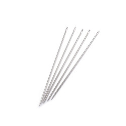 Ace lungi pentru tapiterie lungime 15 cm - Nichel (25 Bucăți)