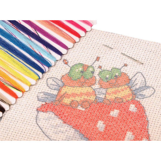 Set de brodat pentru copii - Alb (10 Seturi) Set de brodat pentru copii - Alb (10 Seturi)