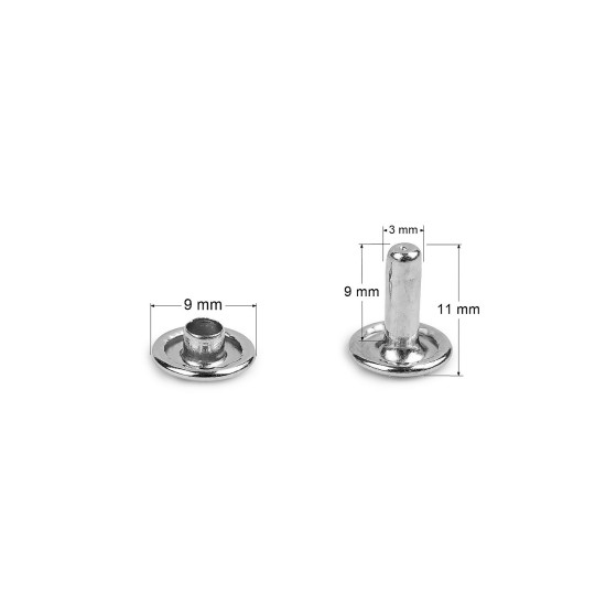 Nituri / capse rapide prym, ø9 mm - Nichel (5 Blistere) Nituri / capse rapide prym, ø9 mm - Nichel (5 Blistere)