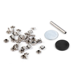 Nituri / capse rapide prym, ø9 mm - Nichel (1 Blister)