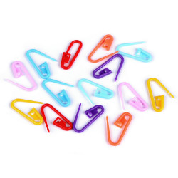 Marcatori tricotaje - ace de siguranță, 7x22 mm - Mix (1000 Bucăți)