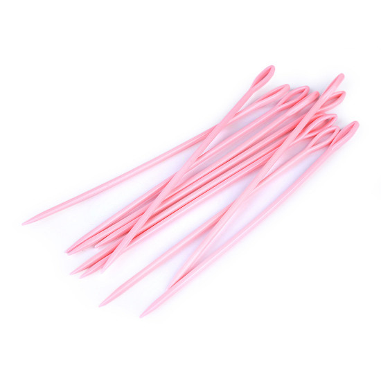 Ace plastic cu vârf bont, 150 mm - Mix variante (100 Bucăți) Ace plastic cu vârf bont, 150 mm - Mix variante (100 Bucăți)