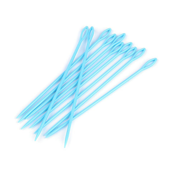Ace plastic cu vârf bont, 150 mm - Mix variante (100 Bucăți) Ace plastic cu vârf bont, 150 mm - Mix variante (100 Bucăți)