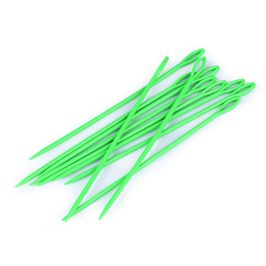 Ace plastic cu vârf bont, 150 mm - Mix variante (100 Bucăți) Ace plastic cu vârf bont, 150 mm - Mix variante (100 Bucăți)